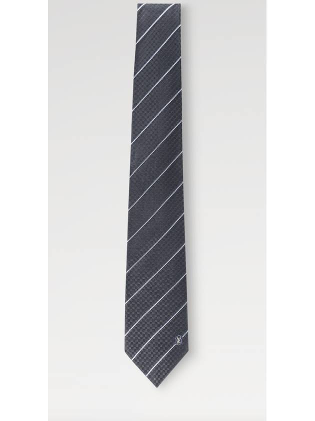 Men's Ecu Tie Grey - LOUIS VUITTON - BALAAN 3