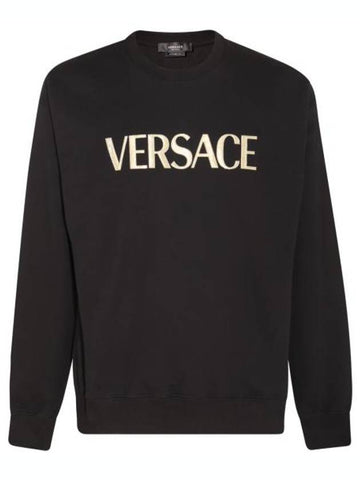 Long sleeve t shirt 1008543 1A06127 1B000 Black - VERSACE - BALAAN 1