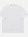 Essential Cotton Short Sleeve T-Shirt White - ALEXANDER WANG - BALAAN 3