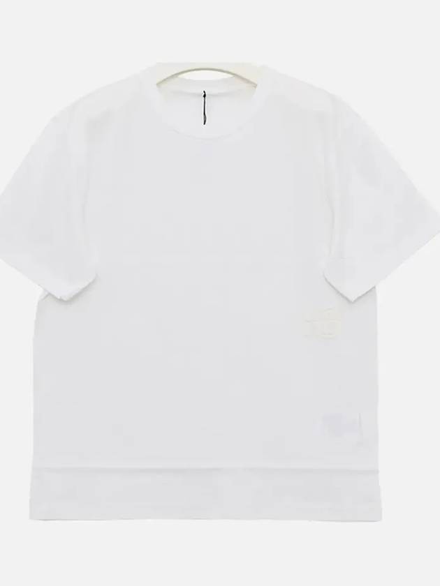 Essential Cotton Short Sleeve T-Shirt White - ALEXANDER WANG - BALAAN 3