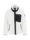 Men's Sagreg Fleece Zip-up Jacket White - MOOSE KNUCKLES - BALAAN 1