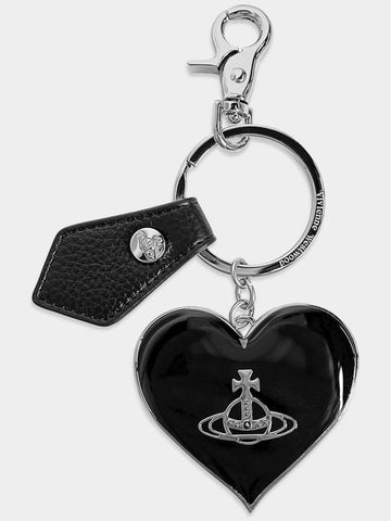 Levigan Mirror Heart ORB Keyring Black 8203010XU - VIVIENNE WESTWOOD - BALAAN 1