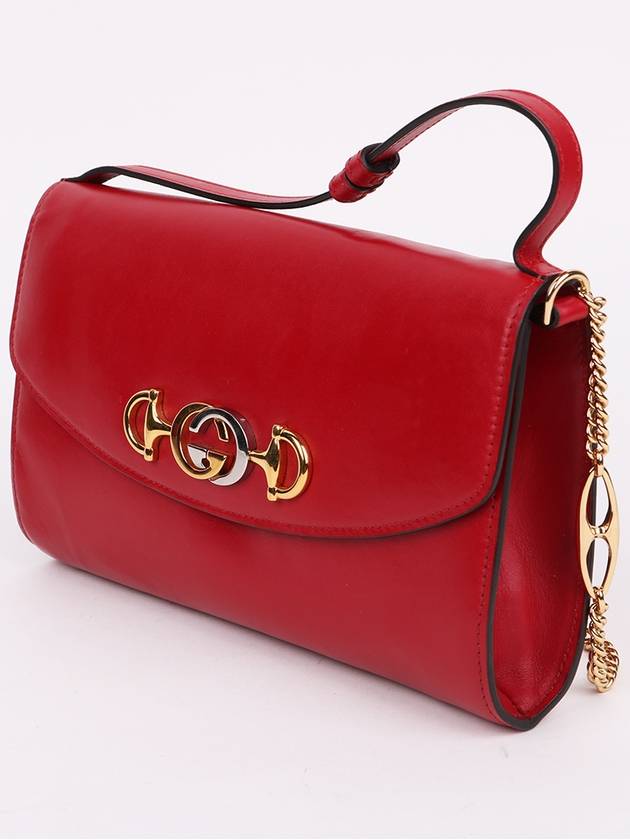 Zumi Red Small Top Handle Shoulder Bag 572375 - GUCCI - BALAAN 2