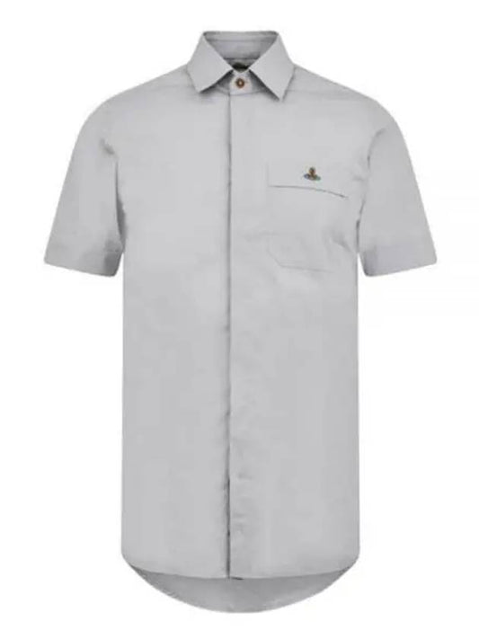 CLASSIC SS SHIRT 24010004 W009Q P409 Classic Short Sleeve Shirt - VIVIENNE WESTWOOD - BALAAN 2