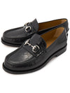 Men's GG Horsebit Leather Loafers Black - GUCCI - BALAAN 2