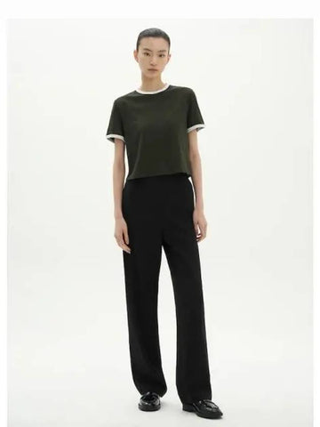 Women s Striped Easy Pull on Pants Trousers Black Domestic Product GM0024060340543 - THEORY - BALAAN 1