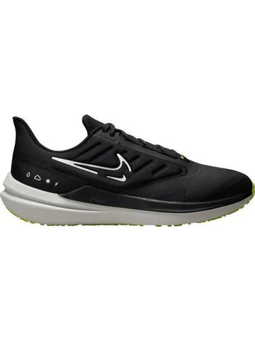 Winflo 9 Shield Low Top Sneakers Black - NIKE - BALAAN 1