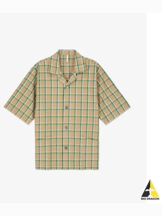 Coco SS Shirt Green Check 4111310 - SUNFLOWER - BALAAN 1