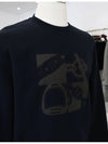 Leather detail crewneck sweater M H467810HA01 - HERMES - BALAAN 4