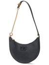 V Logo Classic Leather Chain Shoulder Bag Black - VALENTINO - BALAAN 5