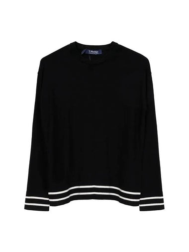 West Wool Knit Top Black - MAX MARA - BALAAN 1