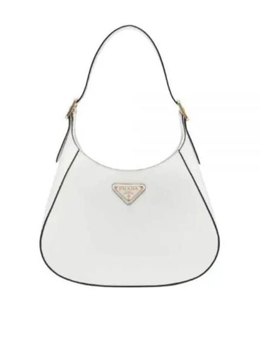 medium leather shoulder bag white - PRADA - BALAAN 2