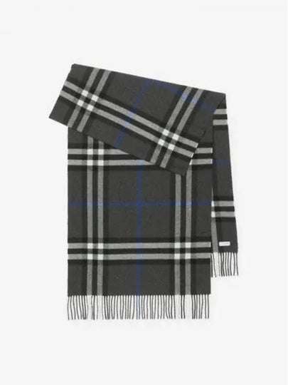 Check print fringe cashmere scarf 8095208 - BURBERRY - BALAAN 2