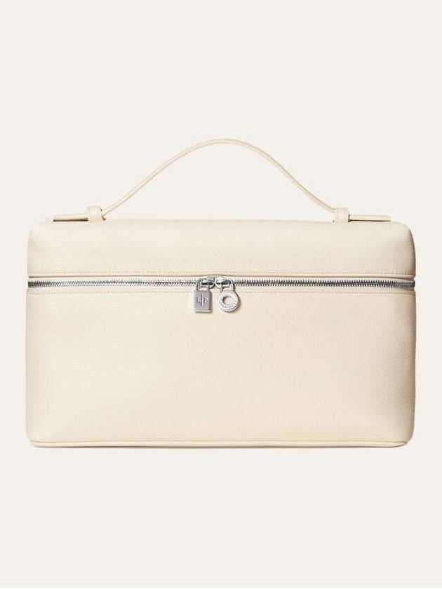 Extra Pocket L27 Pouch Bag Whisper White - LORO PIANA - BALAAN 2