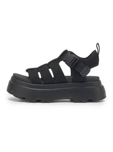 Cora Leather Sandals Black - UGG - BALAAN 1