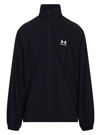 Men's Back Logo Zip-Up Jacket Black - BALENCIAGA - BALAAN 2