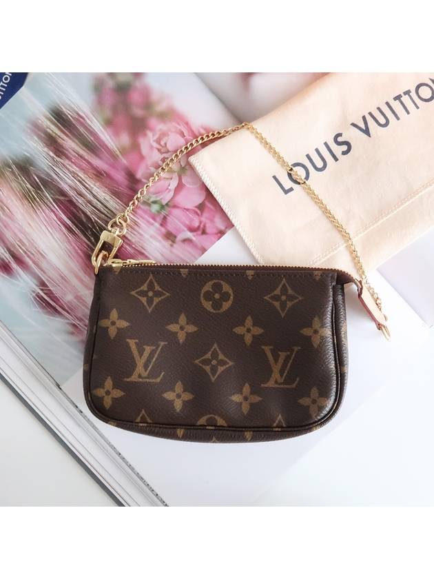 Monogram Mini Pochette Shoulder Bag Brown - LOUIS VUITTON - BALAAN 4