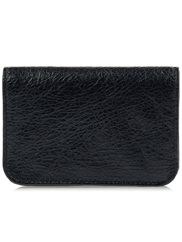 Logo Plaque Monaco Card Wallet Black - BALENCIAGA - BALAAN 4