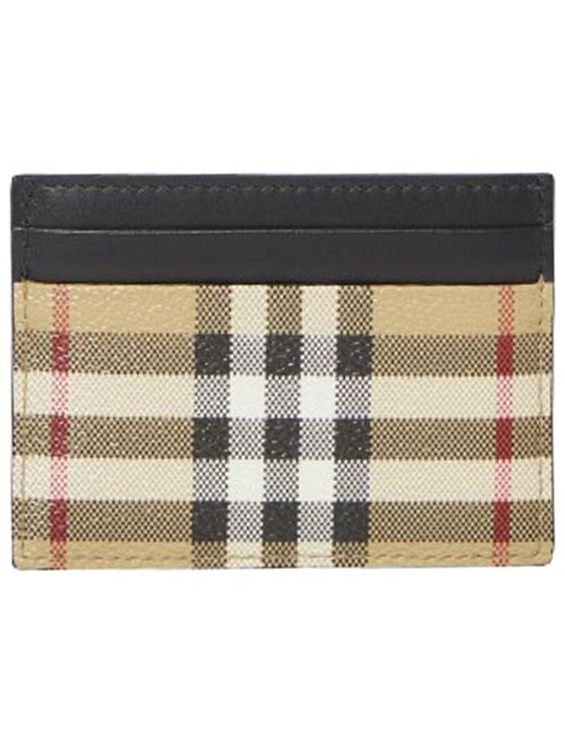 Vintage Check Card Wallet Beige - BURBERRY - BALAAN 2