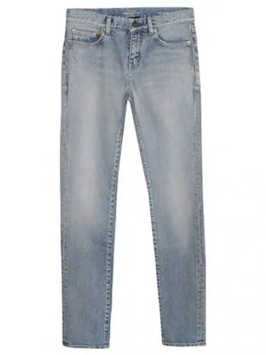 Skinny fit vintage blue stretch denim - SAINT LAURENT - BALAAN 1