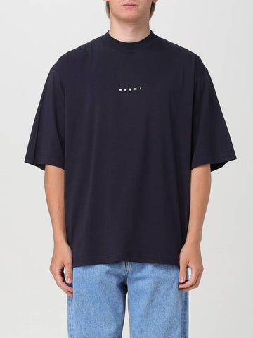 T-shirt oversize con mini logo Marni - MARNI - BALAAN 1