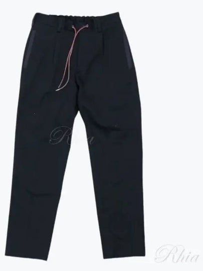 Gavardine Straight Pants Night Blue - MONCLER - BALAAN 2