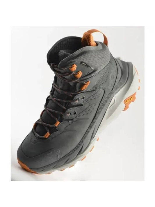 Men's Kaha 2 Gore-Tex Leather High Top Sneakers Dark Grey - HOKA ONE ONE - BALAAN 2