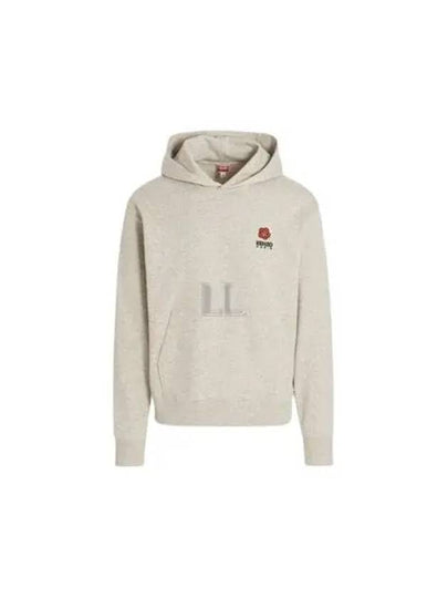 Boke Flower Crest Cotton Classic Hoodie Grey - KENZO - BALAAN 2