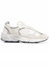 Mesh and Suede Leather Dad-Star Sneakers White Beige - GOLDEN GOOSE - BALAAN 2