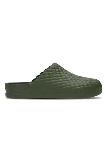 Dylan Woven Texture Clog AMI Army Green - CROCS - BALAAN 1