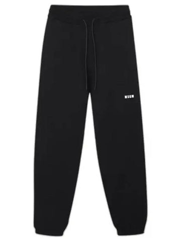 MSGM Micro Logo Cotton Sweatpants 2000P500 200001 99 - MSGM - BALAAN 1