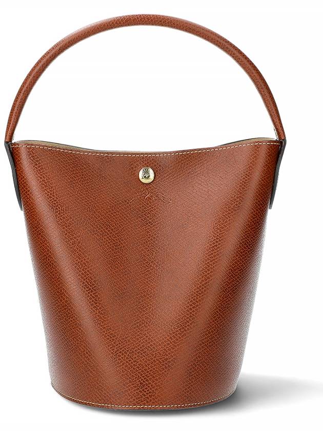 Epure Leather Bucket Bag Brown - LONGCHAMP - BALAAN 2