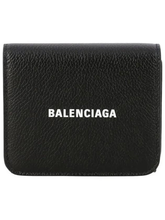 Logo Compact Wallet Black - BALENCIAGA - BALAAN 2