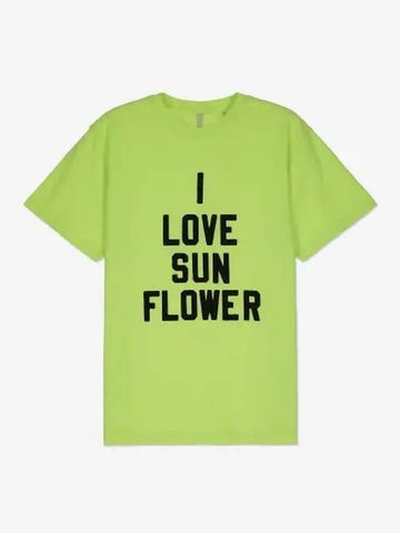 Sports Love Short Sleeve T Shirt Fluo Yellow 2025490 - SUNFLOWER - BALAAN 1