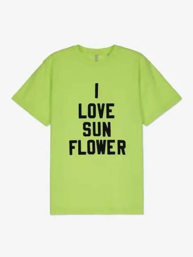 Sports Love Short Sleeve T Shirt Fluo Yellow 2025490 - SUNFLOWER - BALAAN 1