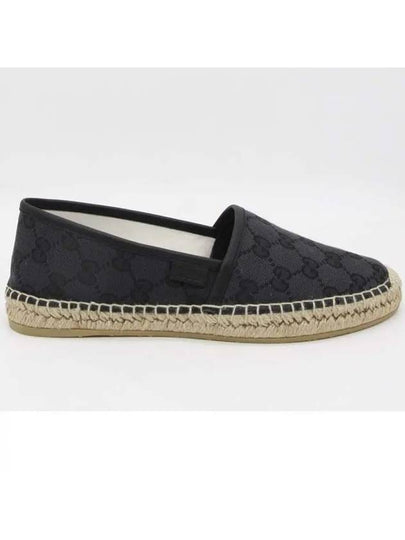 GG Canvas Espadrille Black - GUCCI - BALAAN 2