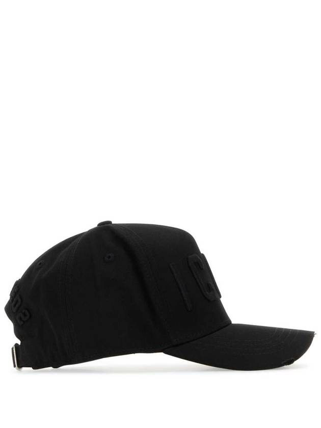 Logo Base Ball Cap Black - DSQUARED2 - BALAAN 3