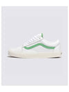 Old School Leather White Green VN000CR5WGR1 - VANS - BALAAN 1