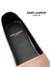 Cassandre Leather Espadu Pink - SAINT LAURENT - BALAAN 6