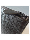 Intrecciato Document Leather Clutch Bag Dark Brown - BOTTEGA VENETA - BALAAN 6