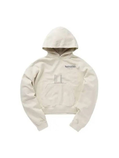 Running Health Club Crop Hoodie Cream - SPORTY & RICH - BALAAN 2