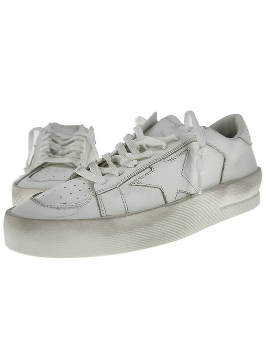 Stardan Leather Low Top Sneakers White - GOLDEN GOOSE - BALAAN 2