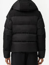 Detachable Sleeve Hoodie Padded Black - BURBERRY - BALAAN 3