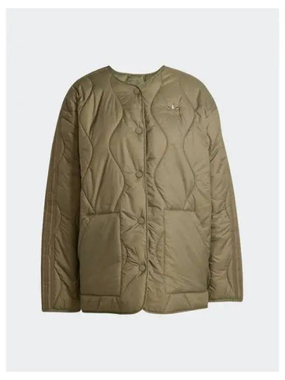 Fashion Quilted Liner Jacket Olive - ADIDAS - BALAAN 2