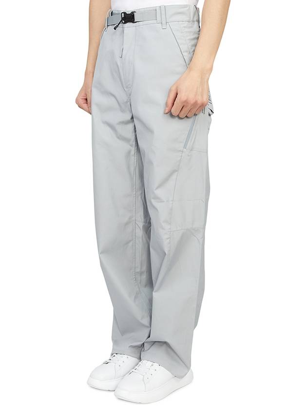 Metropolis Logo Straight Pants Grey - CP COMPANY - BALAAN 3