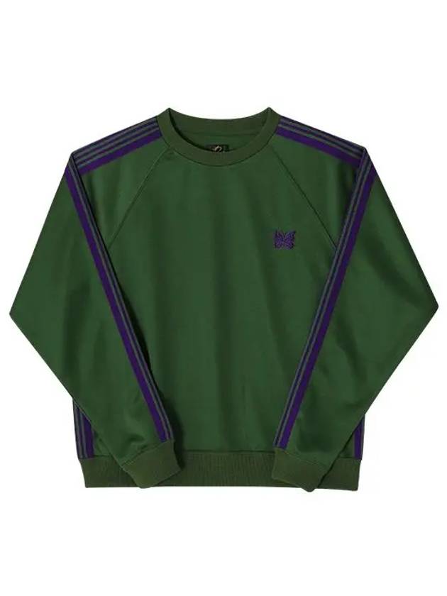 Poly Smooth Track Crew Neck Sweatshirt Ivy Green - NEEDLES - BALAAN 3