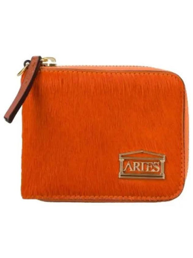 Aries Barbie Pony Skin Wallet Orange - ARIES - BALAAN 1