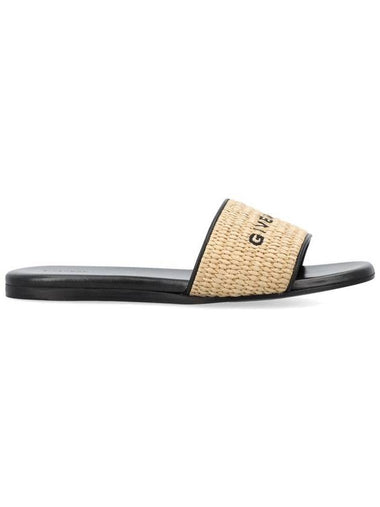 Givenchy 4G Flat Raffia Shoes - GIVENCHY - BALAAN 1