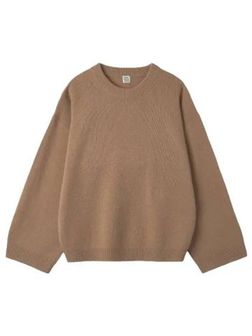 monogram knit camel - TOTEME - BALAAN 1