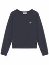 Maison Kitsune Fox Embroidery Sweatshirt Navy AW00302AT1504 - MAISON KITSUNE - BALAAN 1